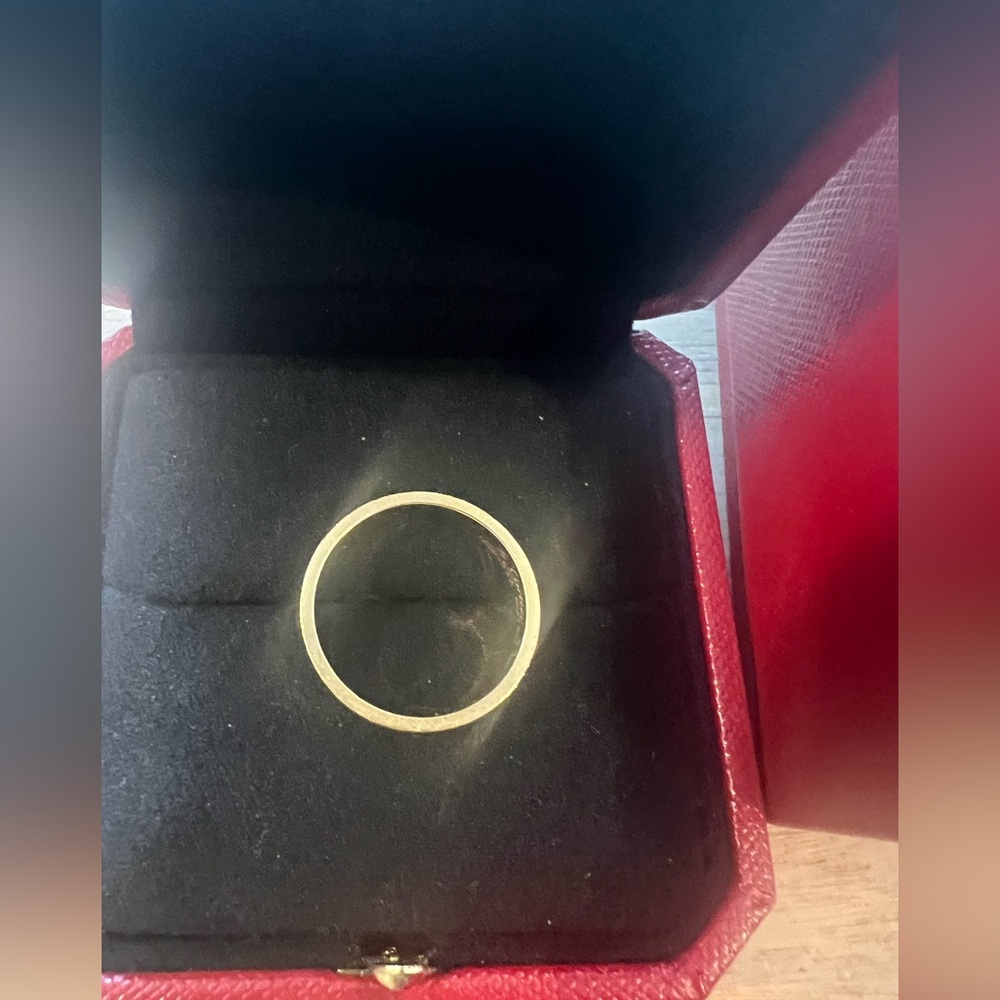 Cartier Yellow Gold love classic Band ring 59 - Picture 3 of 16